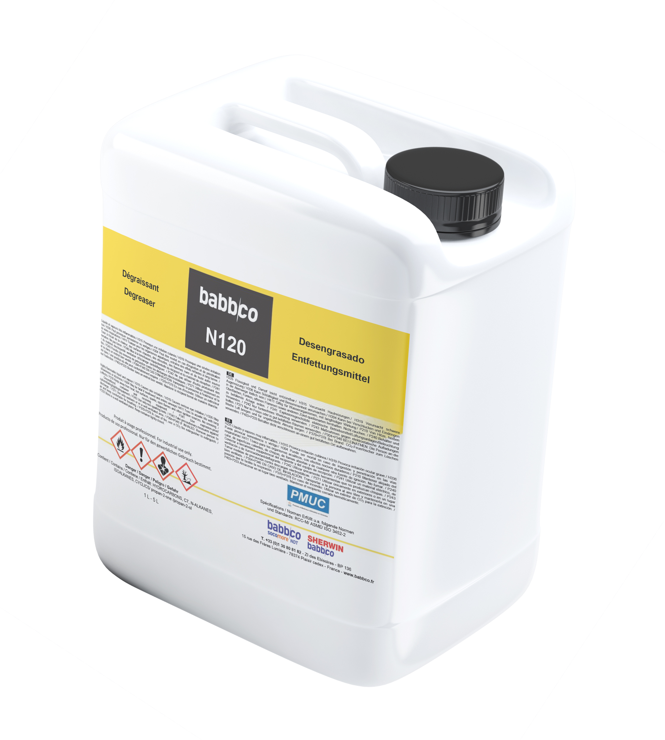 N120 DEGREASER 5L BARREL (PMUC)