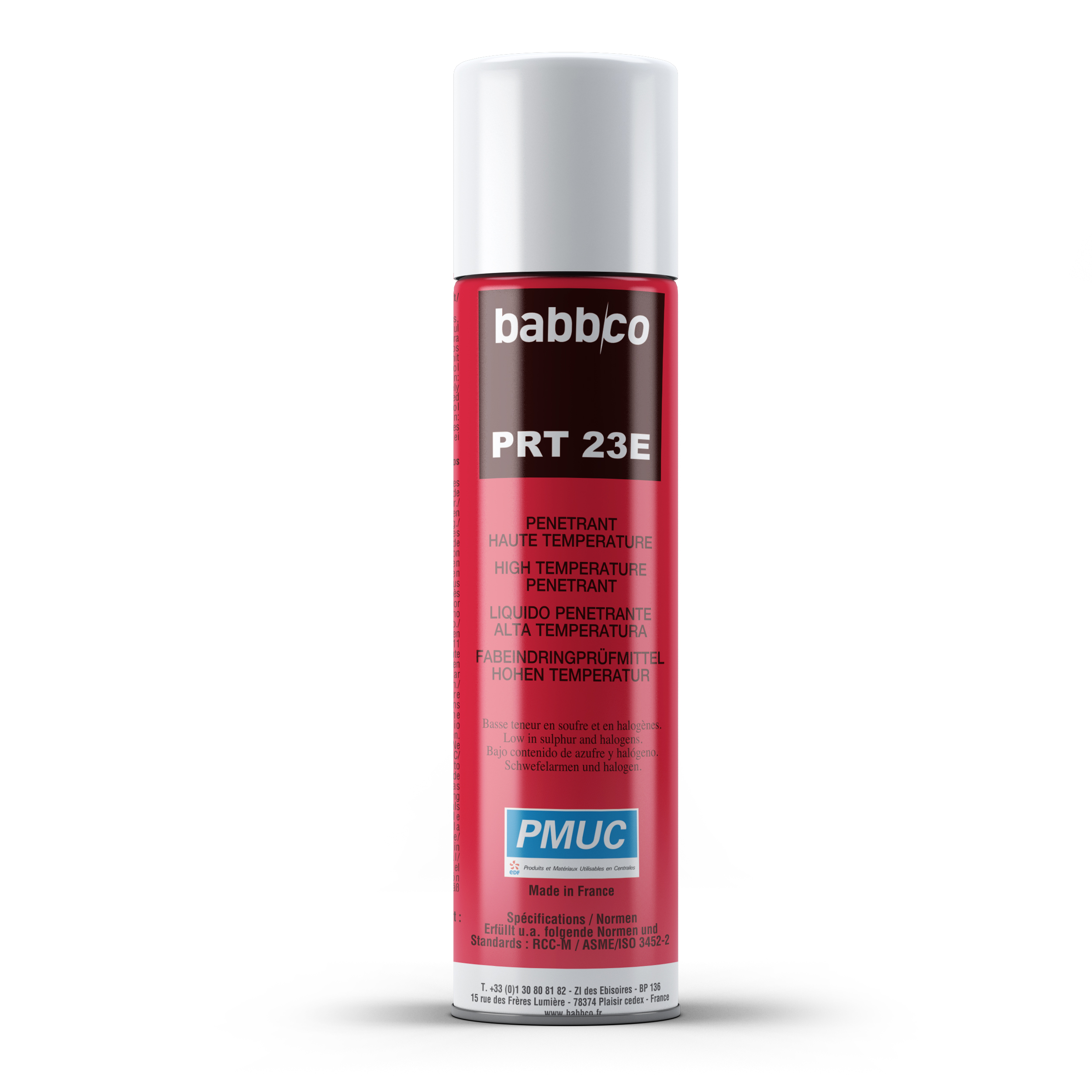 PRT23E RED DYE HIGH TEMP PENETRANT 300ML AEROSOL