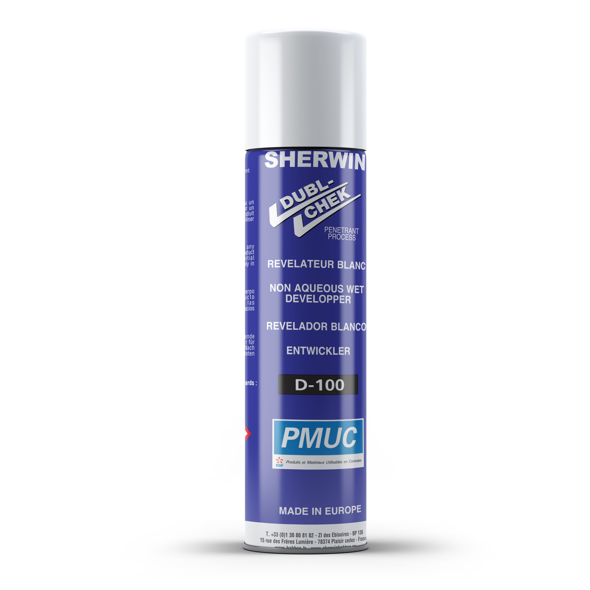D100 WHITE DEVELOPER 300ML AEROSOL (PMUC)