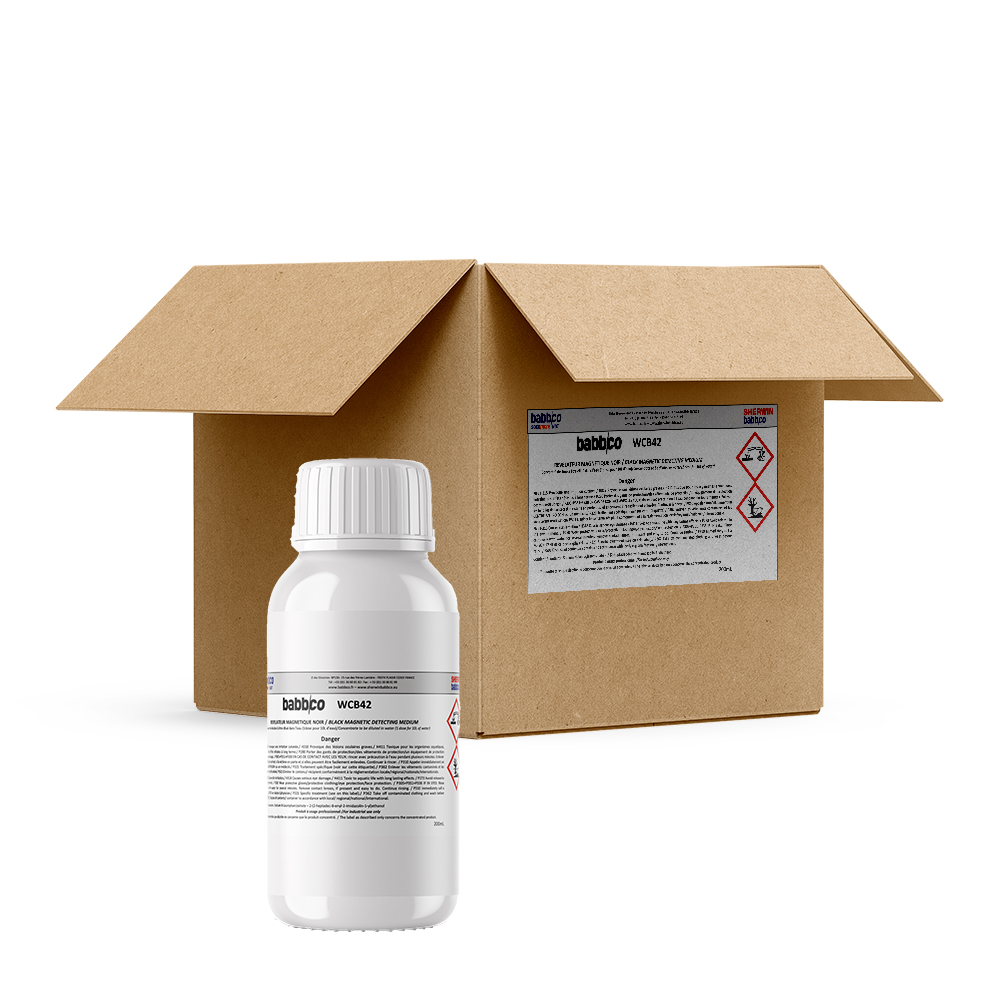 WCB42 BLACK MAGNETIC INK 6x200ML BARREL