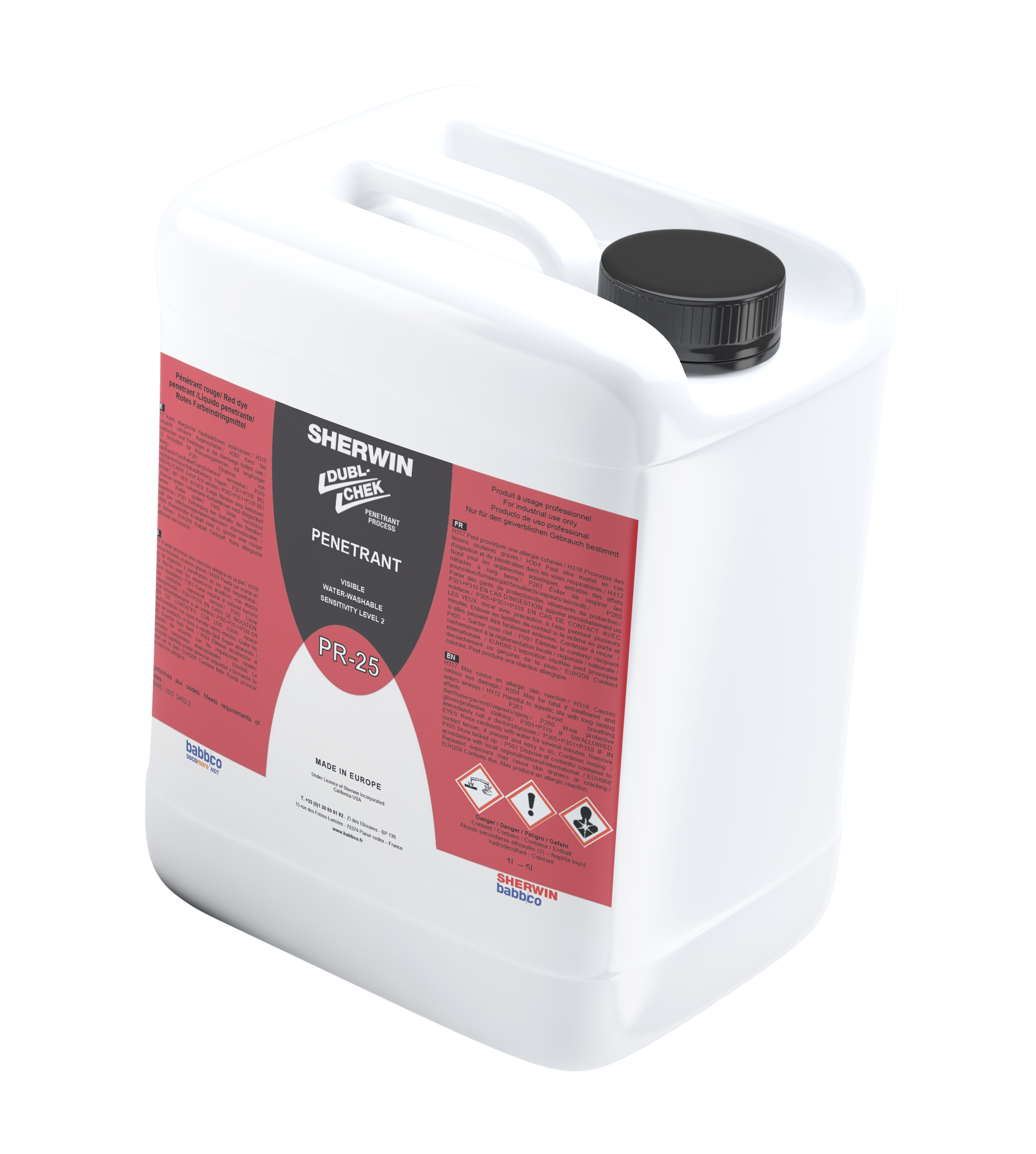 PR25 PENETRANT ROUGE 5L BIDON