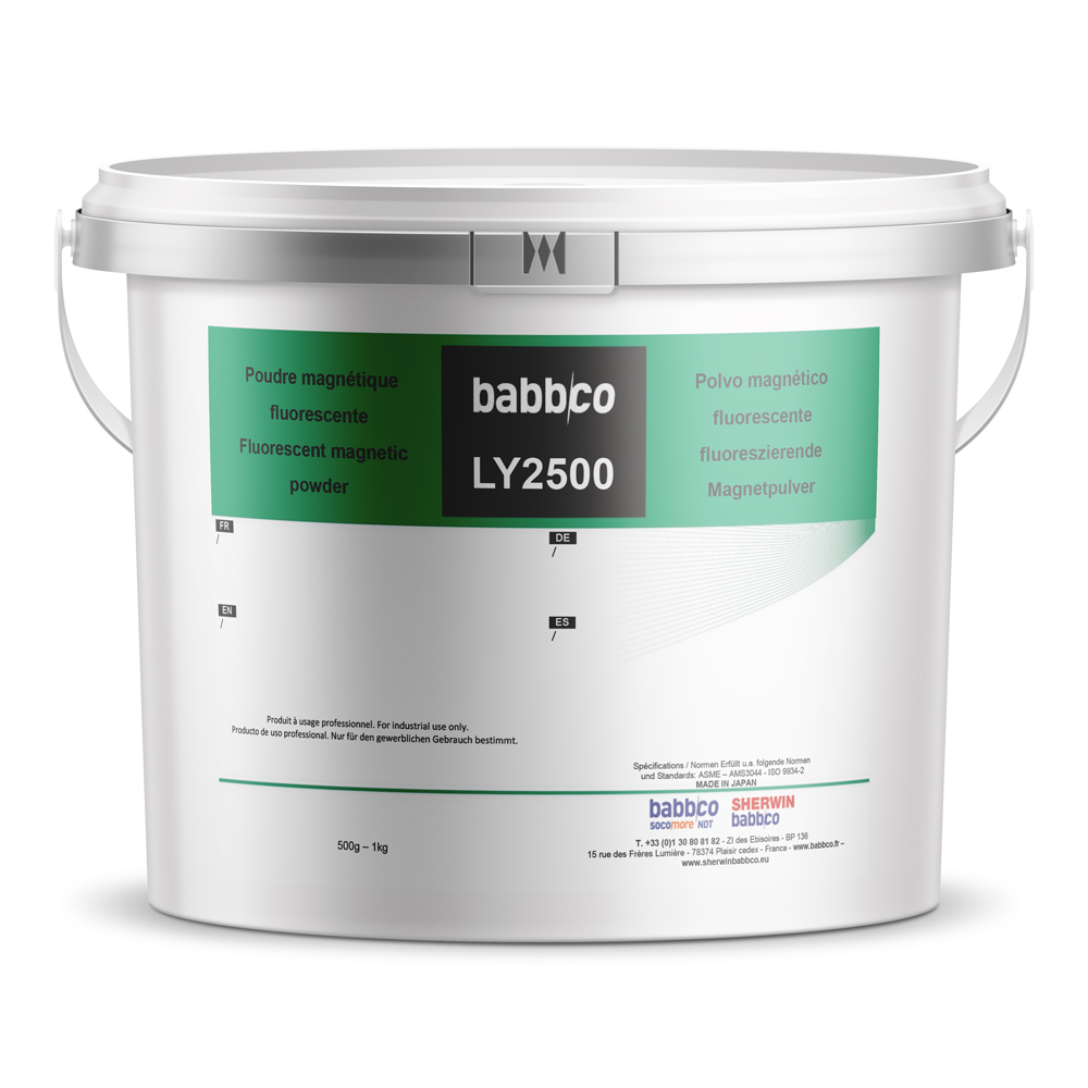 LY2500 POUDRE MAGNETIQUE FLUO 1KG BIDON