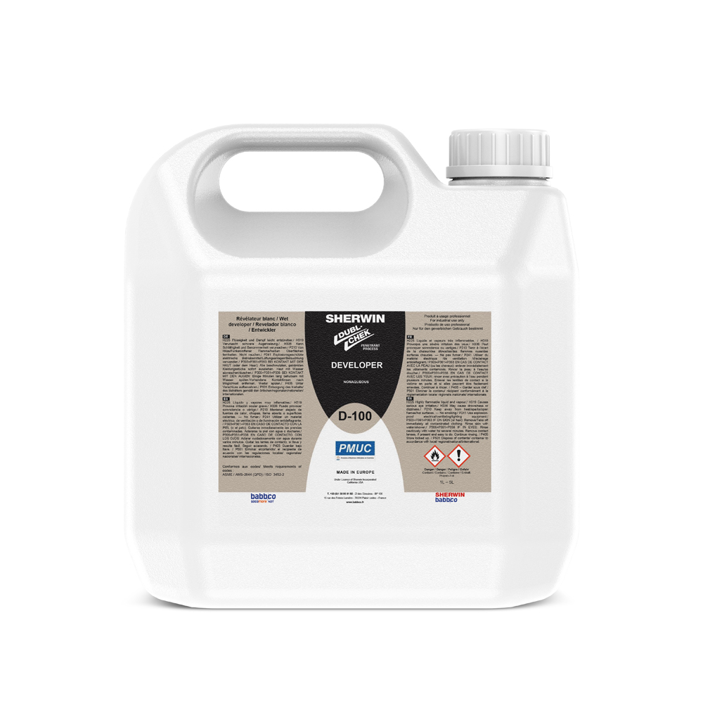 D100 WHITE DEVELOPER 1L BARREL (PMUC)