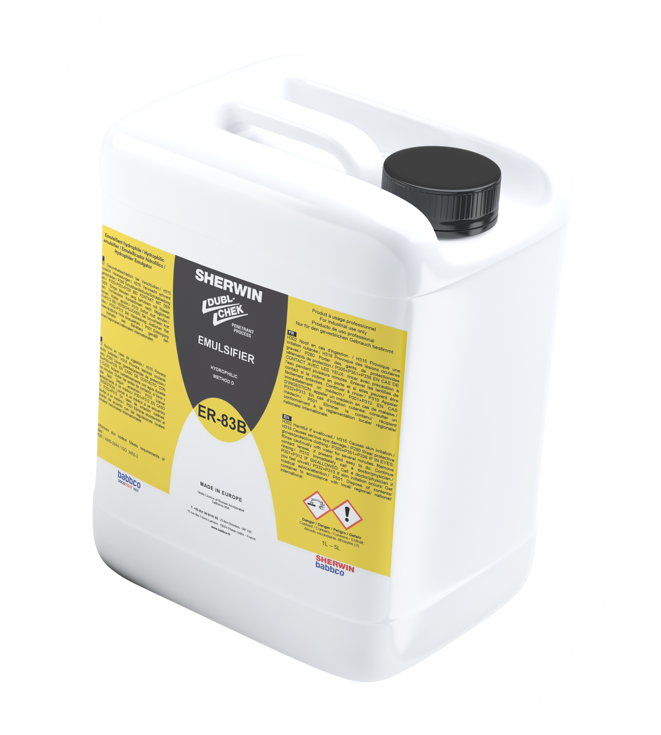 ER83B EMULSIFIER HYDRO 5L BARREL (AMS2644)