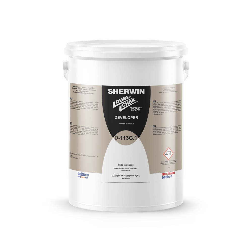 D113G1 DRY POWDER DEVELOPER SOLUBLE 20KG BUCKET