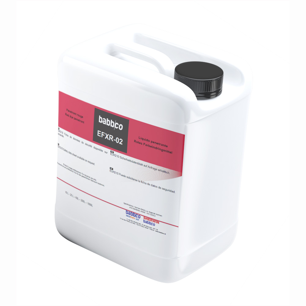 EFXR02 BIODEGR RED PENETRANT 10L BARREL