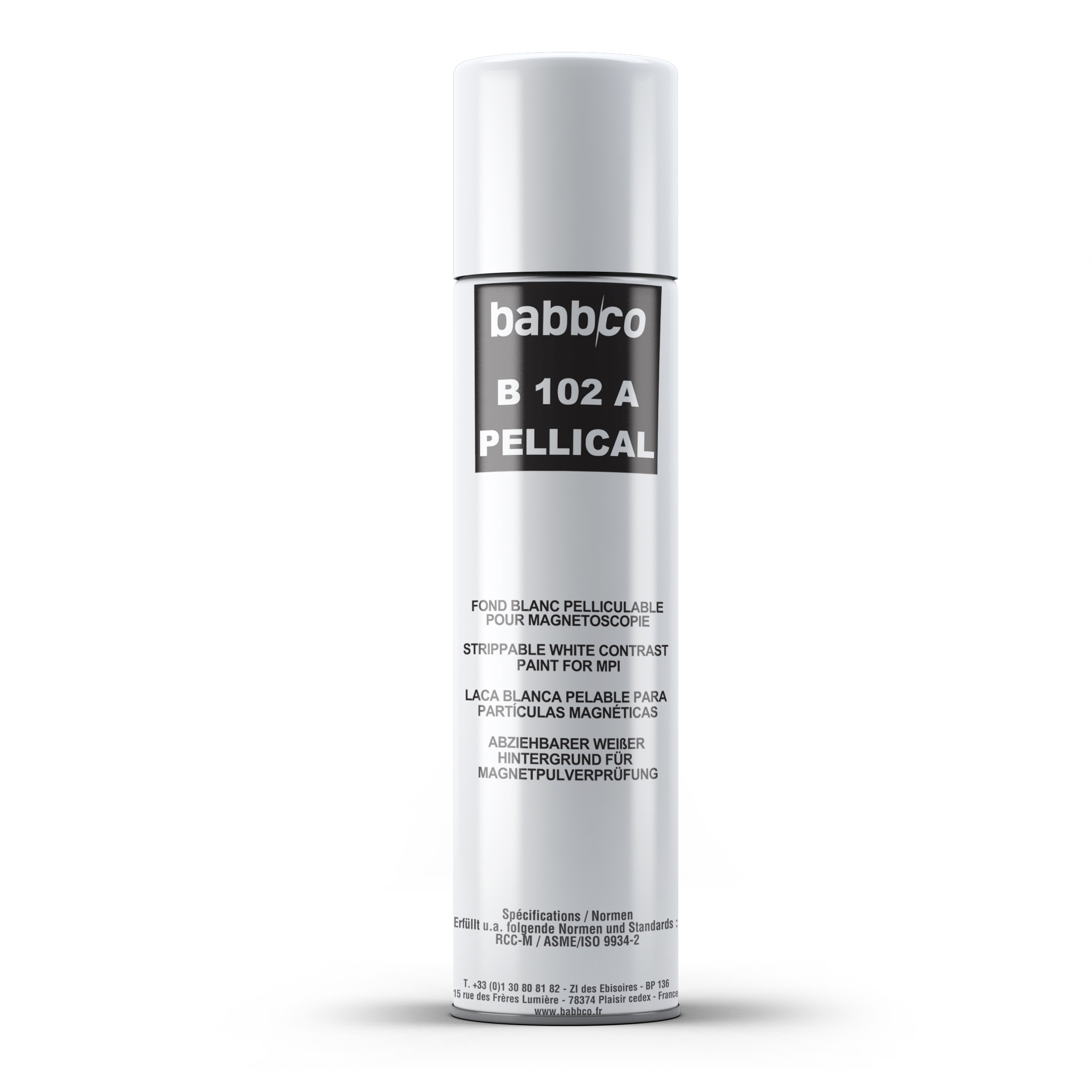 B102A FOND BLANC BROSSABLE 500ML AEROSOL