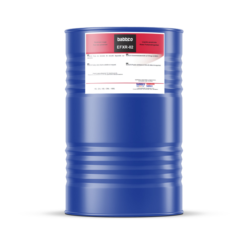 EFXR-02 PENETRANT ROUGE BIODEGRADABLE 200L FUT