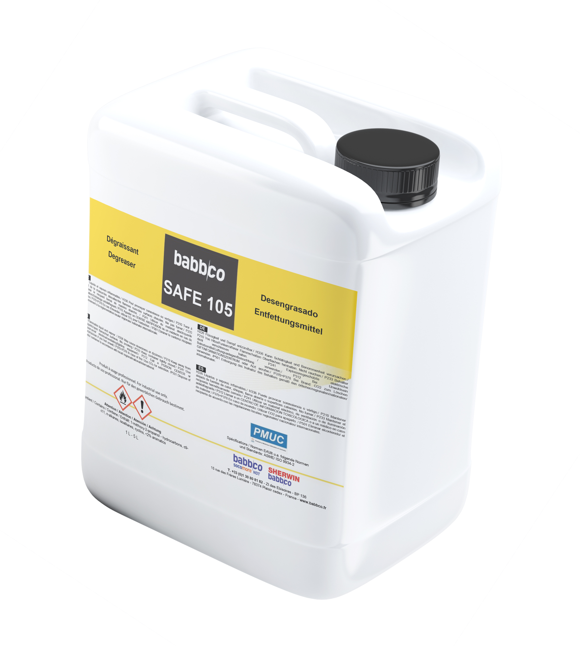 SAFE105 NETTOYANT DEGRAISSANT  5L BIDON (PMUC)