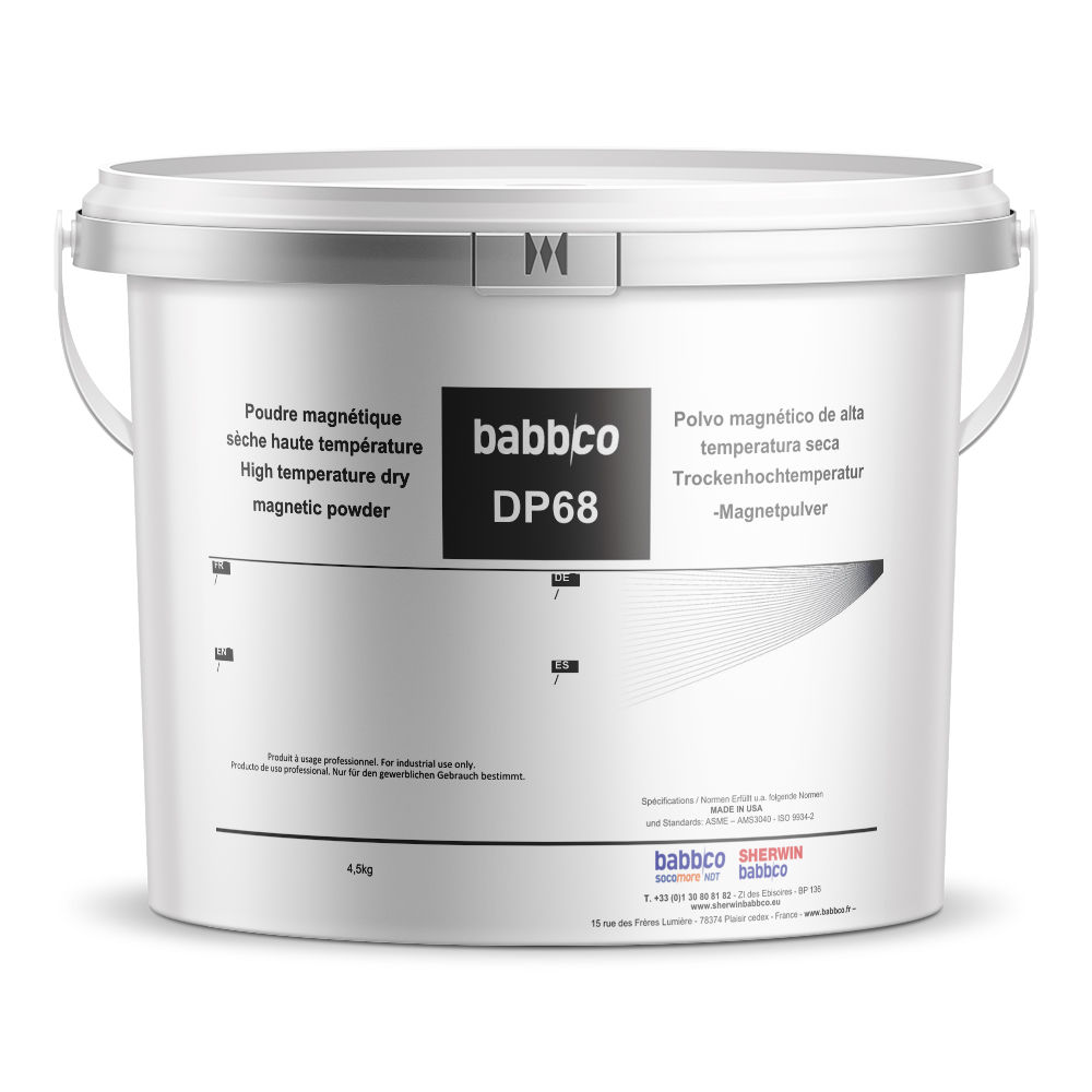 DP68 POUDRE MAGNETIQUE BLEUE HT 4,5 KG POT (427°C)