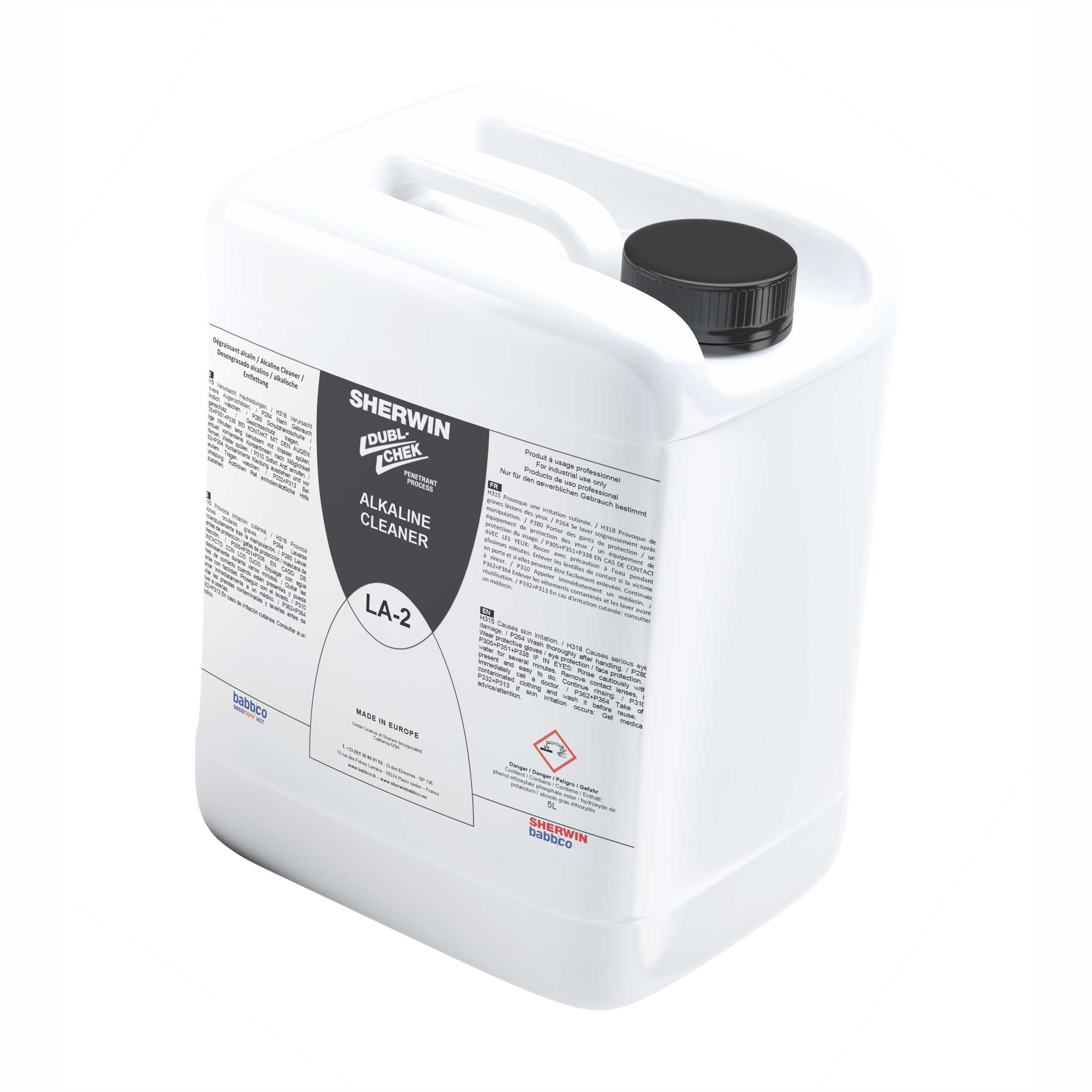 LA2 ALKALINE DEGREASER CAN 5 L