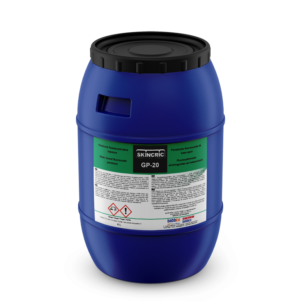 SKINCRIC GP-20 PENETRANT FLUO WW 60L BIDON NIVEAU 2
