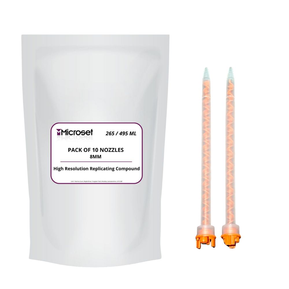 PAQUET DE MELANGEURS STATIQUES MICROSET 8MM x10