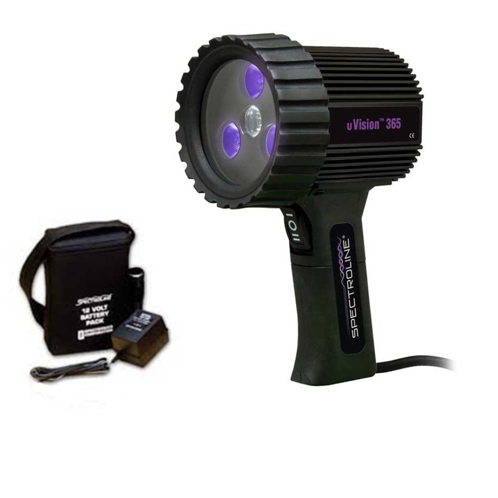 UVISION HIGH LAMP 365, BATTERY -CORD ISO3059