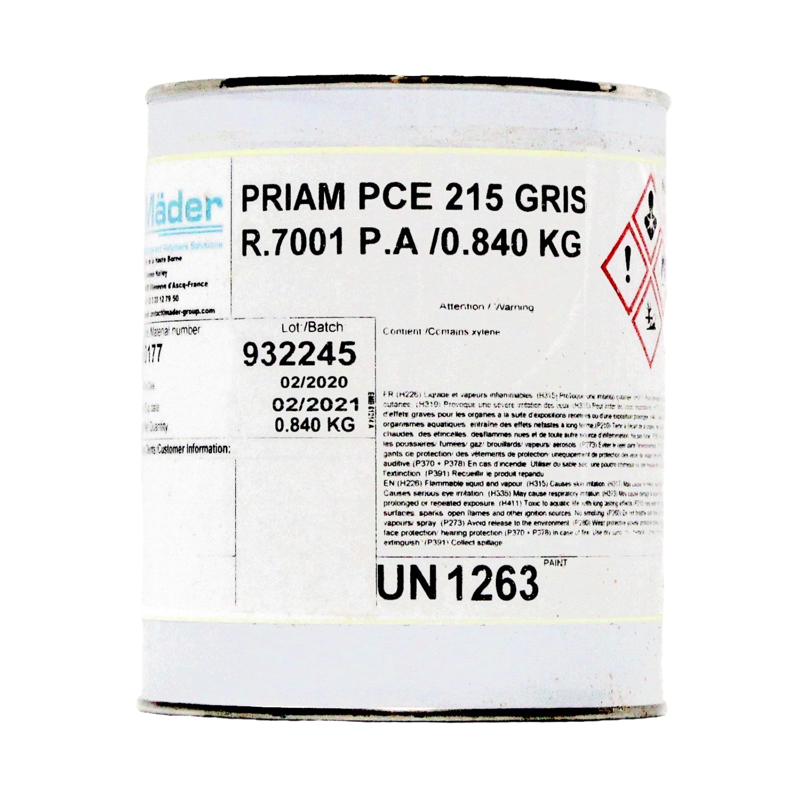 PRIAM CE 215 GRIS R7001 PA